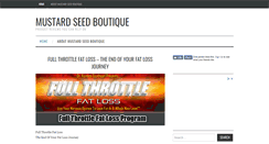 Desktop Screenshot of mustardseedboutique.com